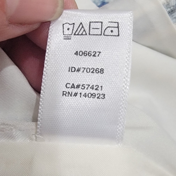 LOFT Blue red Career Knee Length Skirt Size 6 - Picture 12 of 13